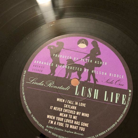 Linda Ronstadt LUSH LIFE Vinyl LP Record New Open Box - Picture 3 of 9